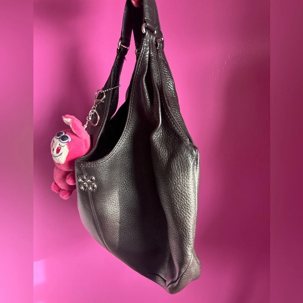 Coach Dark Brown Medium Scout Hobo leather handbag